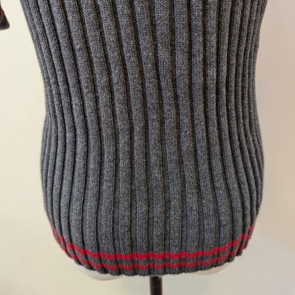Vintage Abercrombie &Fitch Ribbed Turtleneck Sweater Y2K Preppy - Picture 10 of 11